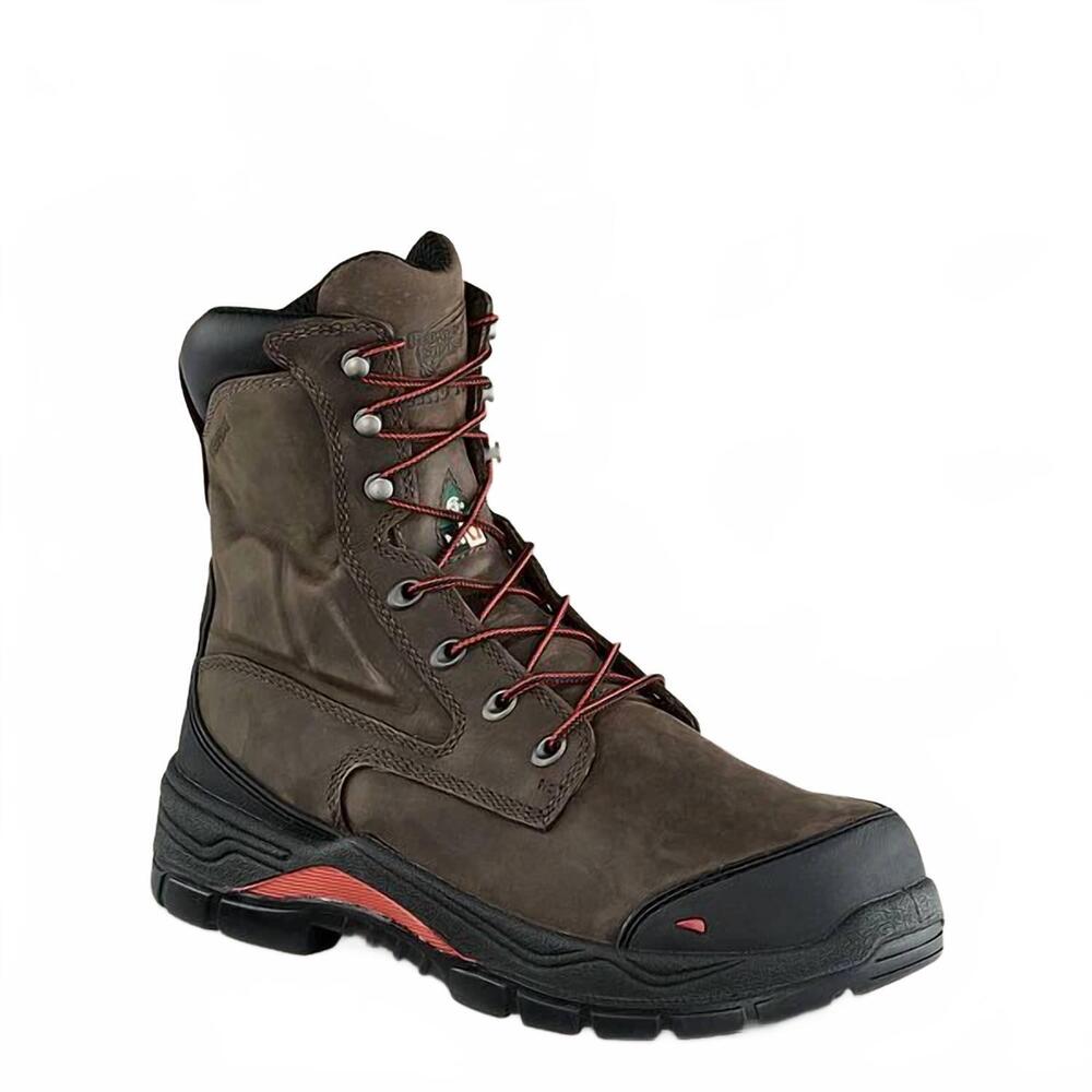 NEW RED WING SHOES men's lace work boot in brown